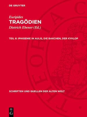 cover image of Iphigenie in Aulis, Die Bakchen, Der Kyklop